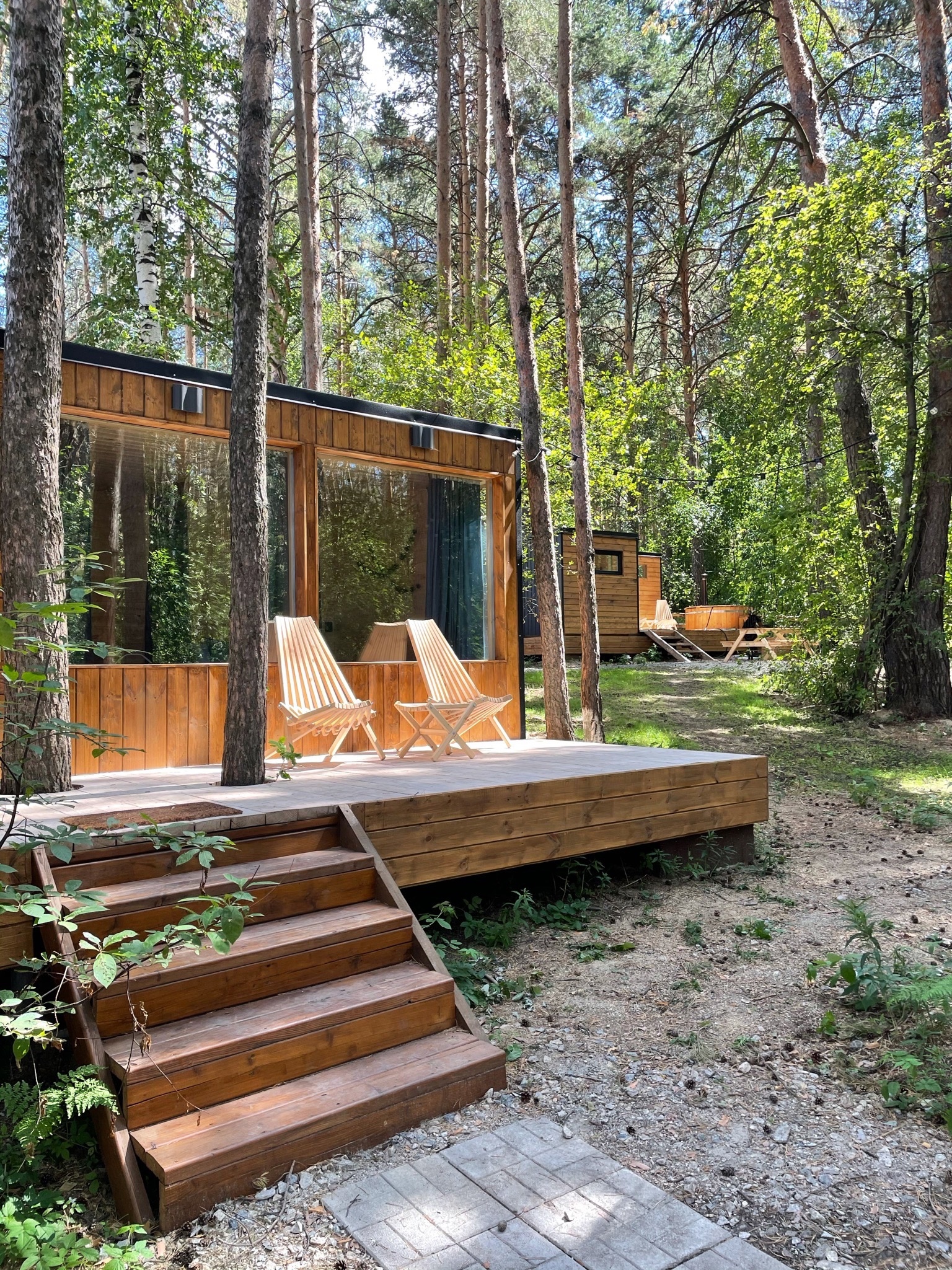 Глэмпинг Дверь в лес